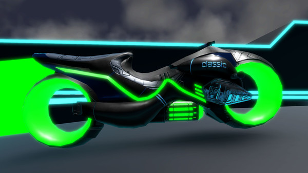 Qbike: Cyberpunk Motorcycles Gameplay Screenshot