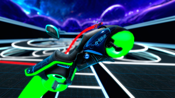 Qbike: Cyberpunk Motorcycles Gameplay Screenshot